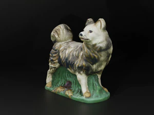 Sculpture of a dog for interior 3D Print Model