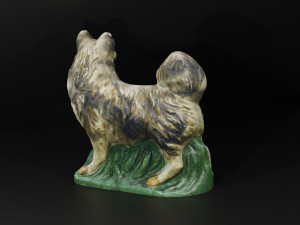 Sculpture of a dog for interior 3D 打印模型