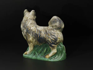 Sculpture of a dog for interior 3D Print Model