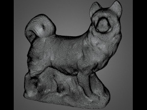Sculpture of a dog for interior 3D 打印模型