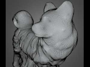 Sculpture of a dog for interior 3D 打印模型