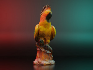 Parrot sculpture 3d scan Model 3D