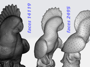 Parrot sculpture 3d scan Modelo 3D