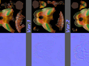 Scansione 3d della scultura del pappagallo Modello 3D