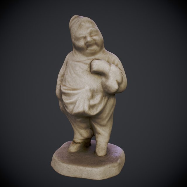 Gnome figurine Modelo 3D .c4d .max .obj .3ds .fbx .stl .blend 