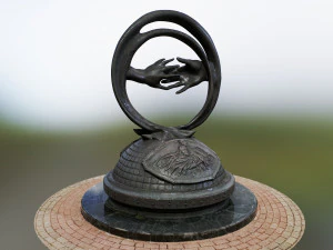 Scultura in città Modello 3D