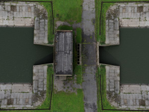 Dam on the river 3D Model