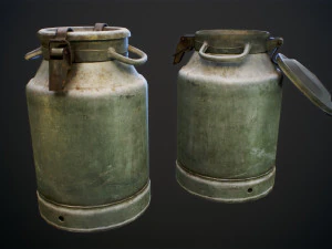 Lattina di latte 40 Modello 3D