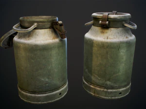 Milk can 40 3D Model