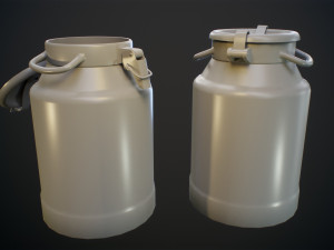 Milk can 40 3D मॉडल