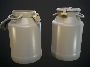 Milk can 40 3D Model