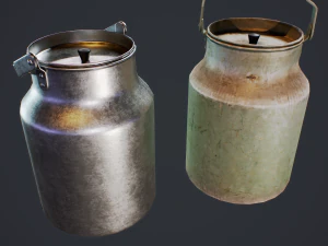 Milk can 10 3D Model