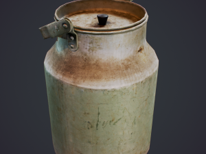 Milk can 10 3Dモデル