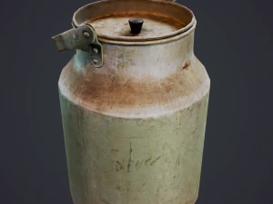 Milk can 10 3D Model