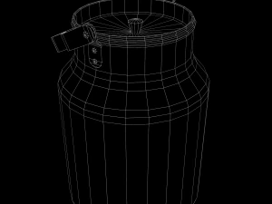 Milk can 10 3D Model