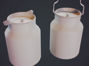Milk can 10 3D Model