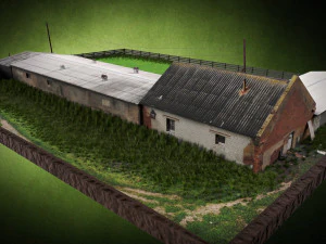 Azienda agricola Modello 3D