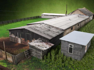 Azienda agricola Modello 3D