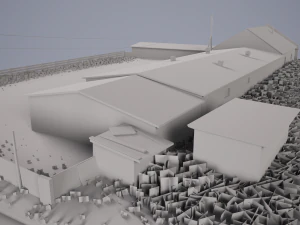 Azienda agricola Modello 3D