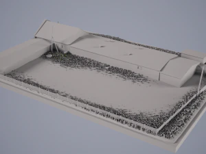 Azienda agricola Modello 3D