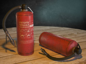 Old Extinguisher 3D 模型