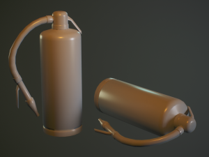 Old Extinguisher 3D Model