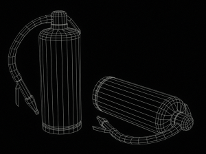 Old Extinguisher 3D Model