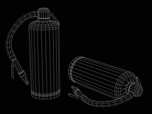 Old Extinguisher 3D Model