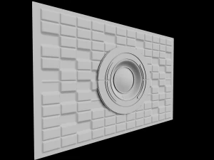 Wall of the spaceship 3D Model