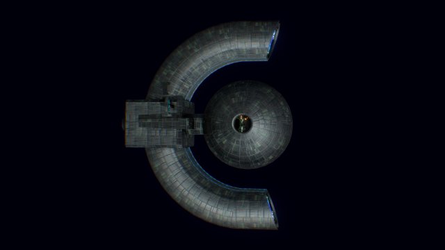 Space station 3D Model .c4d .max .obj .3ds .fbx .stl .blend 