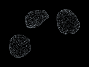 Asteroid low poly pack 3D Model