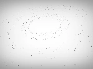 Campi di asteroidi animati Modello 3D