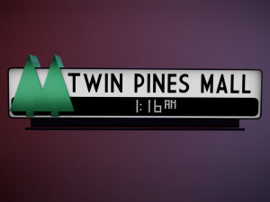 Twin Pines mall logo 3D 模型