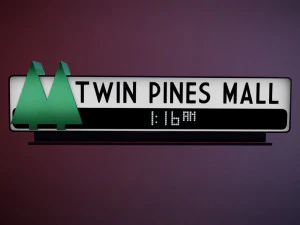 Twin Pines mall logo 3D Model