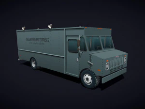 Furgone GMC di Doc Brown Modello 3D