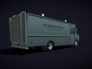 Doc Browns GMC Van 3D Model