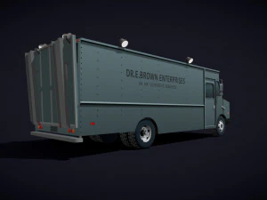 Doc Browns GMC Van 3D Model