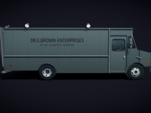 Doc Browns GMC Van 3D Model