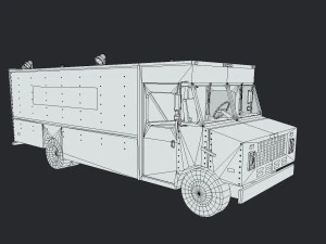 Doc Browns GMC Van 3D Model
