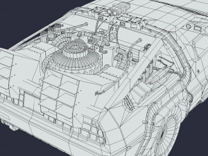 DeLorean DMC - 12 BTTF Model 3D