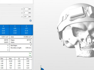 biker scull Model Cetak 3D