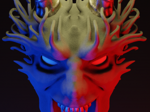 Daemon Modelo de impresión 3D