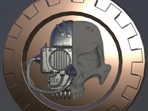 Adeptus mekanikus omnissiah Model Cetak 3D