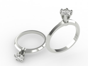 RINGWITH54DIAMOND 3D Modell