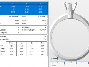 RINGWITH54DIAMOND 3D Modell