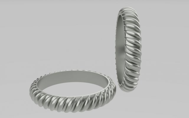 Rope like ring 3D मॉडल .c4d .max .obj .3ds .fbx .stl .blend 