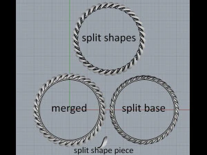 Rope like ring 3D Model