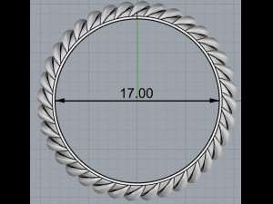 Rope like ring 3D मॉडल