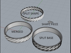 Rope like ring Modelo 3D