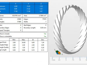 Rope like ring 3D Model